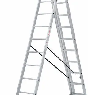 фото Лестница 3 х 11 алюминиевая Новая высота NV100