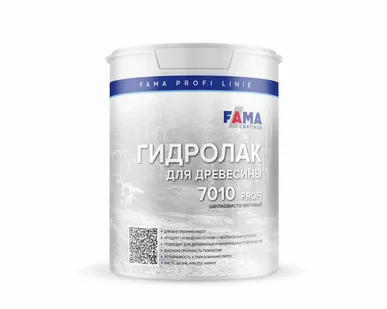 фото Гидролак для древесины 7010 шелковисто-матовый 0,3 л FP-IW-7010 11M