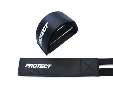 фото Аксессуары PROTECT Стрепы для педалей велосипеда 2 штуки, р-р 48,5х5 см, цвет черный PROTECT™