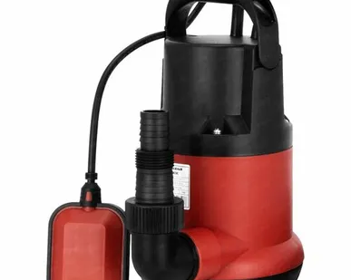 фото Насос погружной дренажный ДН-183-9 пластик. (750Вт., 5мм.) JEMIX КРАСНЫЙ (GP-750)