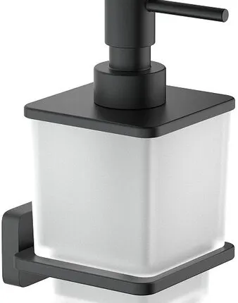 Фото №0 Дозатор для жидкого мыла Aquatek Либра чёрный/белый AQ4305MB