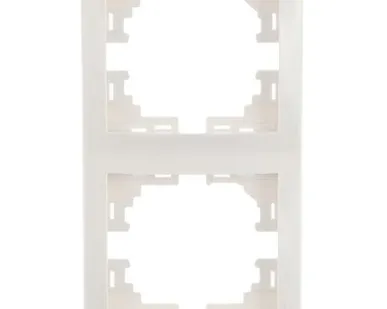 фото Рамка 2-м Мира верт. бел. LEZARD 701-0200-152