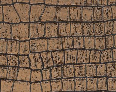фото Замковые кожаные полы Corkstyle Leather Alligator Gold 915x305x10,5мм 31кл