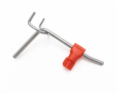 фото Противокражный замок на крючок d=6мм стоплок / Stop Lock пластиковый красный