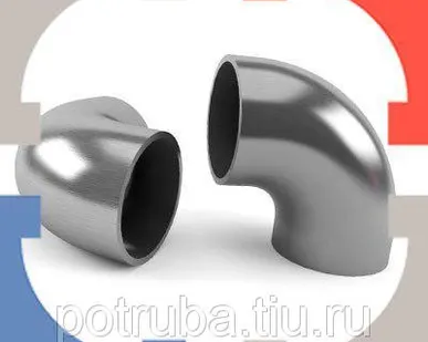 фото Отвод крутоизогнутый 90 градусов 108х4 ст. 20 ГОСТ 17375-01, исп.2 оцинк.