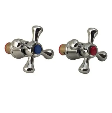 Фото №0 Ручка для смесителя с кран-буксой 1/2'' дюйма 20 шлицов на 180º КОД:S113001X/ цена за 2 шт." /АКЦИЯ/