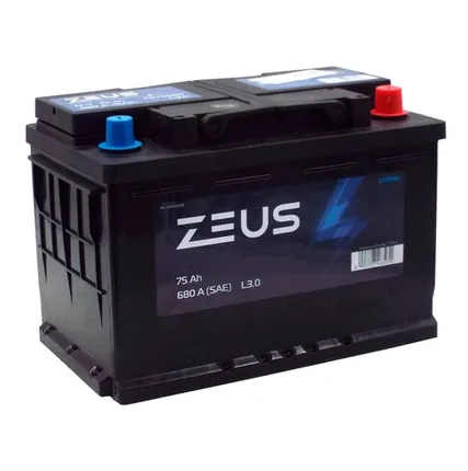 Фото №0 Аккумулятор ZEUS 75 Ач о.п.