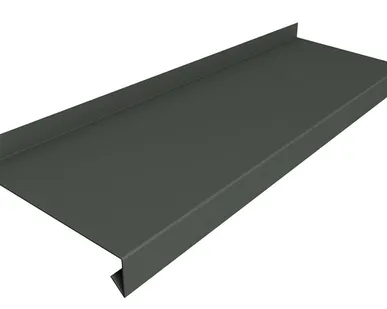 фото СЕРЫЙ Отлив металлический (2000 х 250 мм) 5шт/уп PROFBUILD Metal