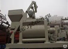фото Принудительный двухвальный бетоносмеситель JS1000