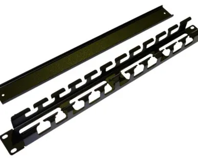 фото Организатор CM-1U-ML-COV кабельный с метал. кольцами и крышкой 19дюйм 1U Hyperline 16489