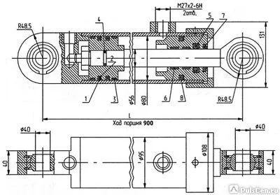 Фото №0 Гидроцилиндр к автогрейдерам