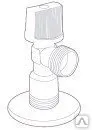 Фото №0 Кран шаровый угловой для подкл. с/т приборов 1/2"х3/8" 1/2"х3/8"