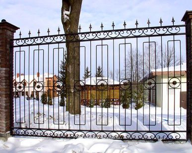фото Кованые ограждение.