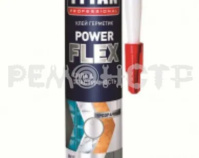 фото Клей жид/гв 290мл POWER_FLEX Tytan (белый) (12) ТПЗ