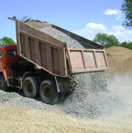 Фото №0 Доставим щебень