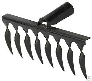 фото Грабли прямые зубья