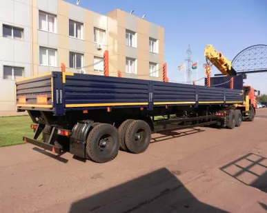 фото Полуприцеп бортовой 9406-01 борт 20т(под тяг 6х4)