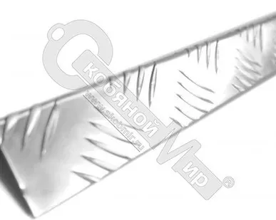 фото Алюминиевый уголок рифленый 25х25х1000 мм, 14617