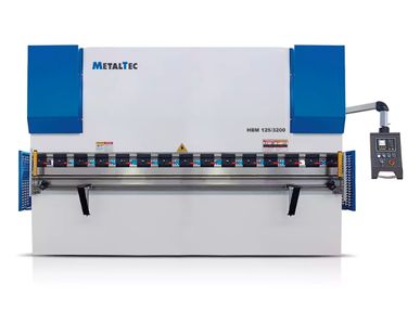 фото Листогибочный гидравлический пресс MetalTec HBM 125/3200M (Е22, ручная компенсация прогиба, инвертор заднего упора)
