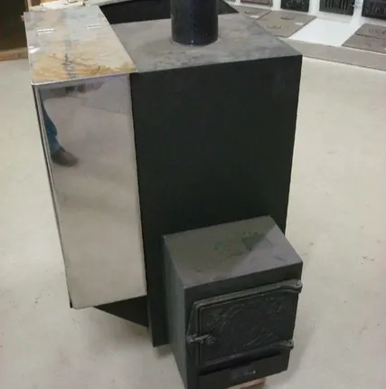 Фото №0 Печь для бани Полукруг сапог (с баком 72л)