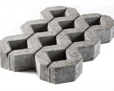 фото Газонная решетка 400х400х80 (серая)