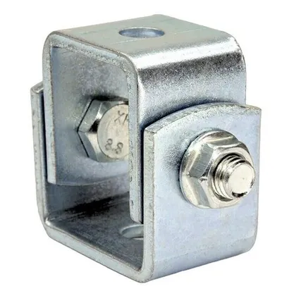 Фото №0 Скоба шарнирная под шпильку STALMAX LBH 12 (50x62x5 мм) оцинкованная сталь