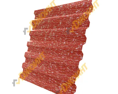 фото Профнастил С-21 0,5 MATGRANIT NEW RAL 3011 коричнево-красный