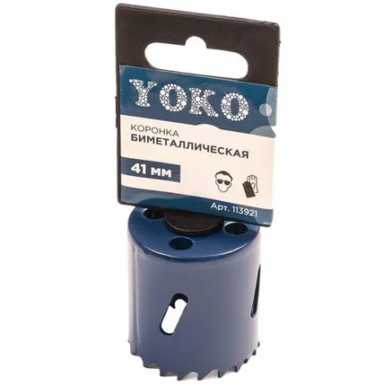 Фото №0 Коронка биметаллическая ф41мм YOKO/TVB 113921 476450