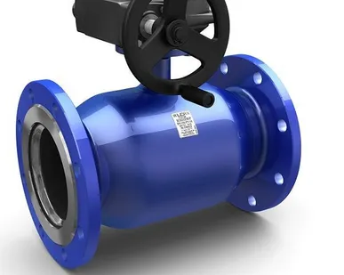фото Кран стальной шаровой LD КШЦПР Energy полнопроходной с мех. редуктором
