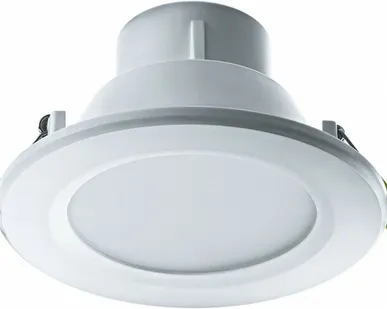 фото Светильник встраиваемый LED 12W 4000K даунлайт круглый белый ЭРА