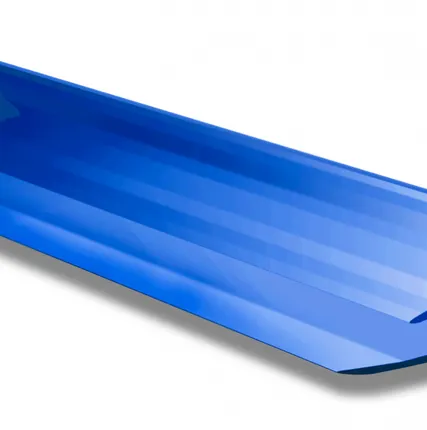 Фото №0 Торцевой профиль из поликарбоната UP Синий 2100*25 мм
