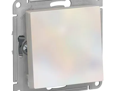 фото Переключатель проходной 1-кл. СП AtlasDesign 10А IP20 (сх. 6) 10AX механизм жемчуж. SE ATN000461