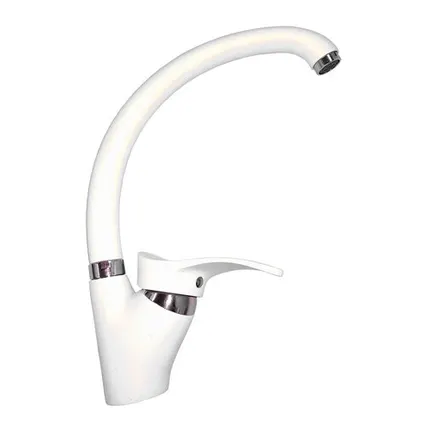 Фото №0 Смеситель для кухни Haiba HB4101 белый