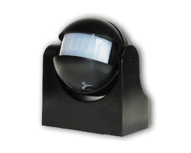 фото Датчик движения CR-2, чёрный, 180°, радиус 8 м ± 2 м, IP 44
