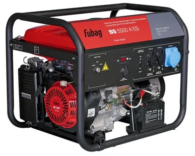 фото Генератор бензиновый 5 кВт Fubag BS 5500 A ES / 838203