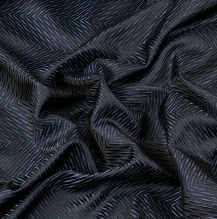 Фото №0 Жаккард шёлковый тёмно-лазурный Италия Состав: шёлк 100 % Плотность ≈115 г/м² Ширина 144 см