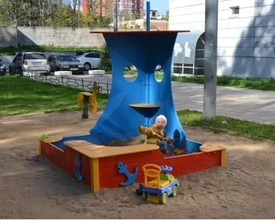 фото Песочница "Корабль"