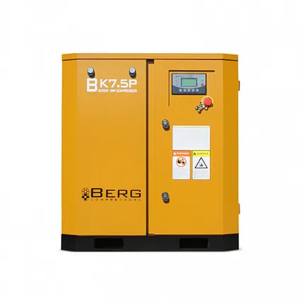 Фото №0 Винтовой компрессор с прямым приводом BERG ВК-7.5, давление 10 бар