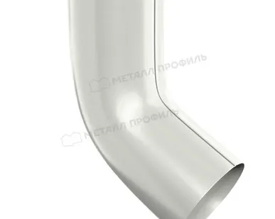 фото Колено сливное МЕТАЛЛ ПРОФИЛЬ Foramina PUR D100 Ral 9010