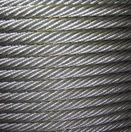 Фото №0 Канат стальной ТУ 14-173-140-2016 оцинкованный (C) смазка (А)