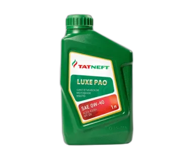 фото Масло моторное синтетическое Татнефть Luxe PAO 0W-40 1 л 0W-40