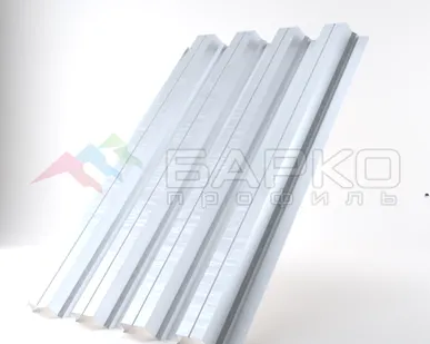 фото Профлист Н-75 -800мм(750 мм) Оцинкованная поверхность Сталь оцинкованная 0.65