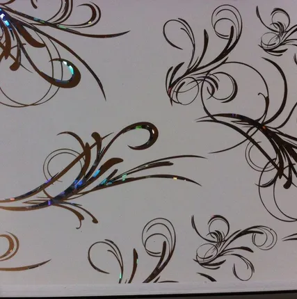 Фото №0 Панели ПВХ Золотой Вальс с голографическим эффектом 3000х0.25