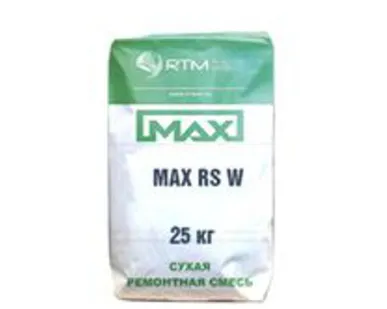 фото MAX-RS-WS  cмесь ремонтная зимняя безусадочная быстротвердеющая литьевая