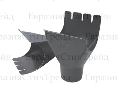 фото Воронка желоба D125/90 OSNO MATTE | RAL 7024 Серый графит