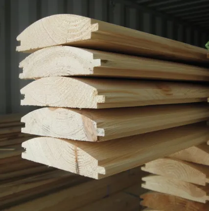 Фото №0 Блок хаус (крепеж в четверть) Сорт АВ 0,020*0,125