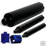 фото 2473 Алмазное трубчатое сверло (75x24x3x7x7x400 1¼"-UNC железобетон 16)