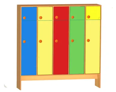 фото Детский шкафчик для одежды