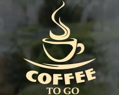 фото Наклейка "Coffee to go"