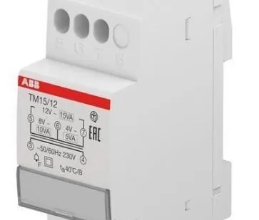 фото Понижающий трансформатор TM 15/24 230/12-24В 15VA ABB